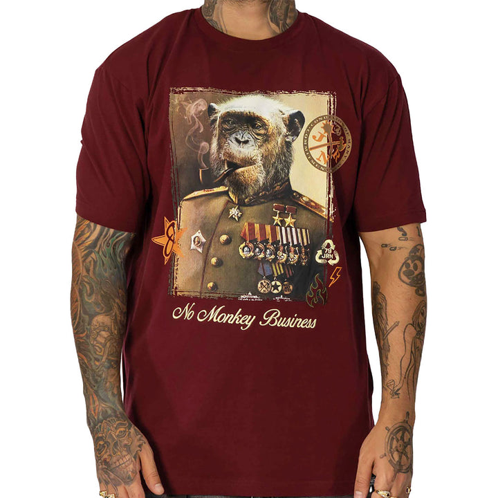 Juren Monkeybiz Tee Burgundy