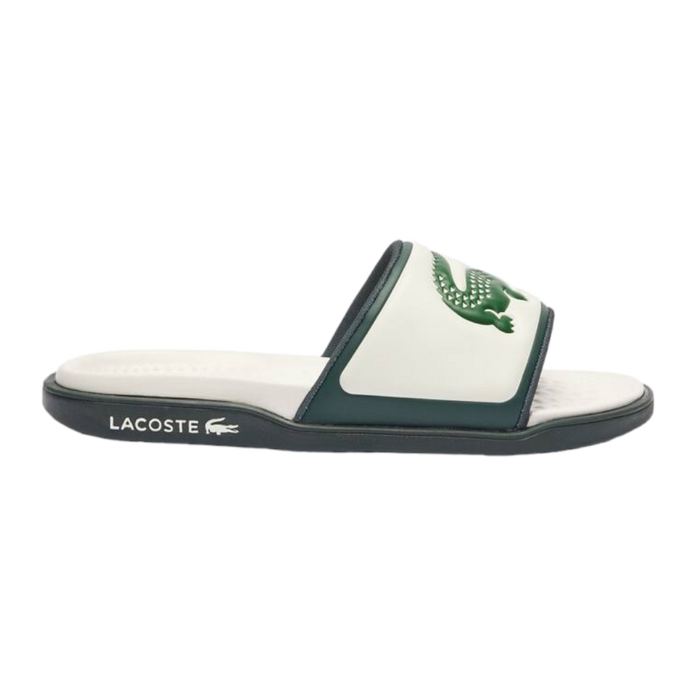 Lacoste Serve Slide Dual 09221CMA White Green Purple Carpet Miami