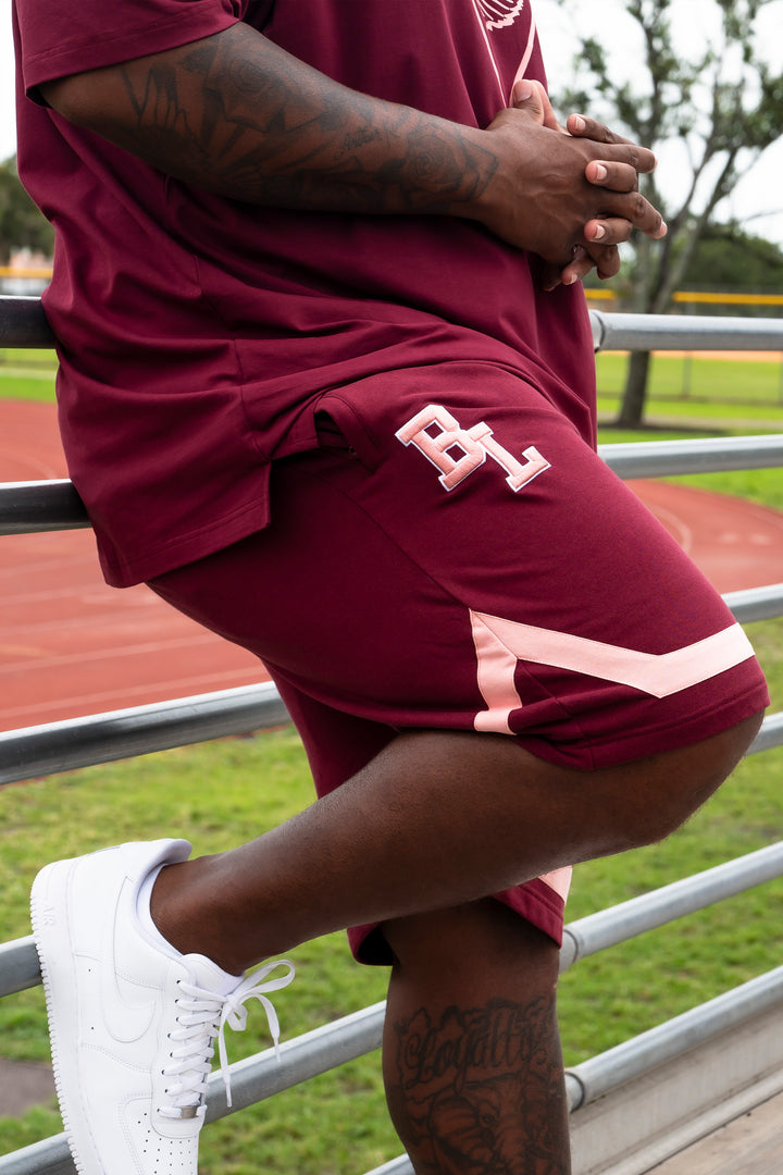 Blac Leaf Athletic Dept. Shorts Burgundy