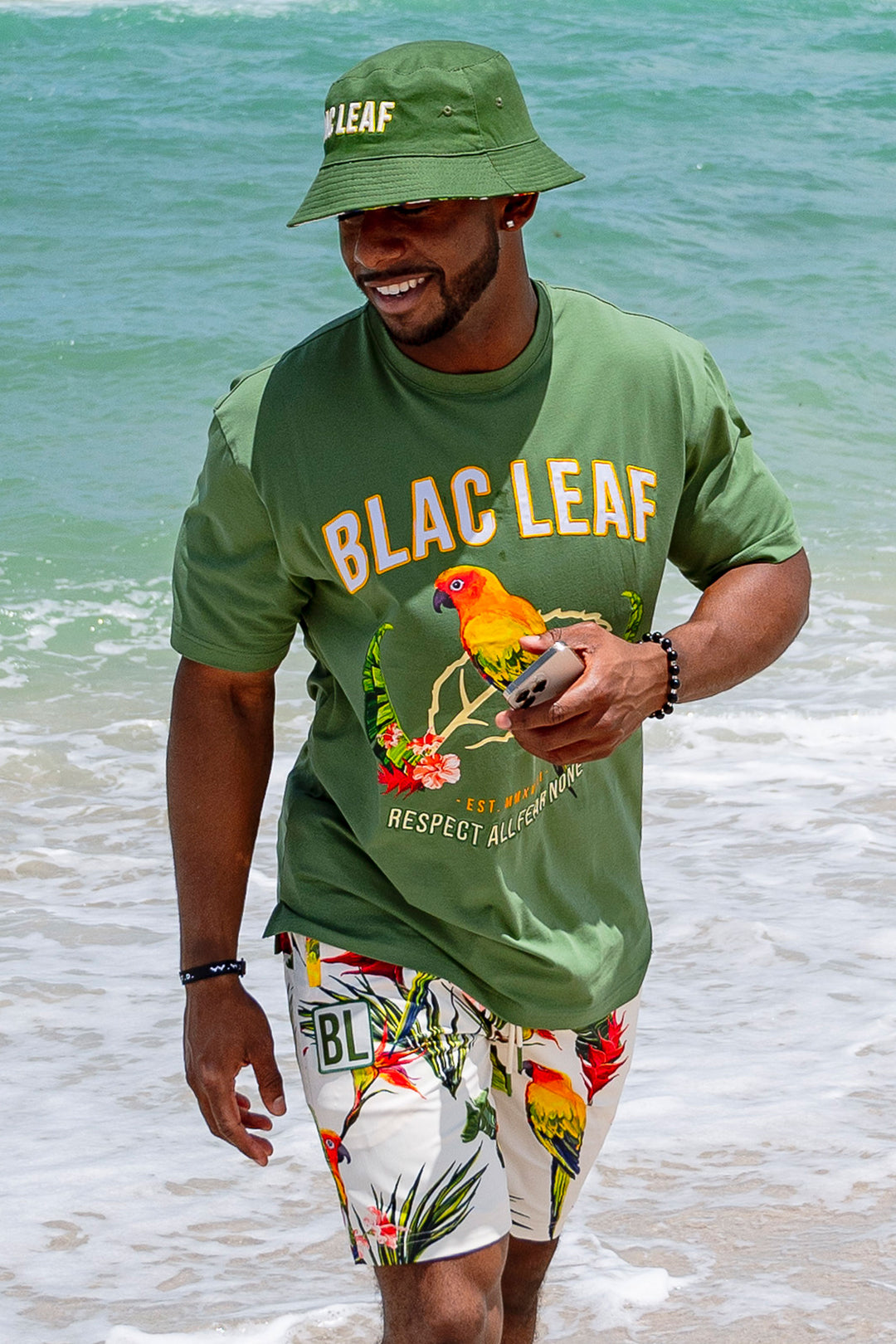 Blac Leaf Gentlemen Style Tee Green