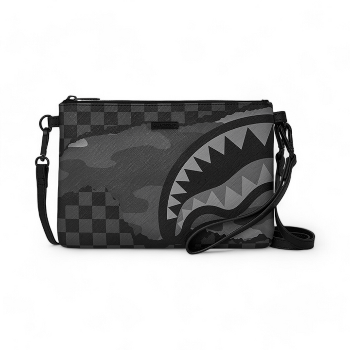 Sprayground 3AM Tear It Up Crossover Clutch W/ Shoulder Strap