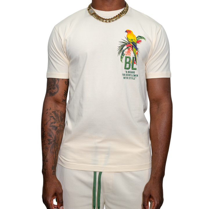 Blac Leaf Gentlemen style tee cream outfit