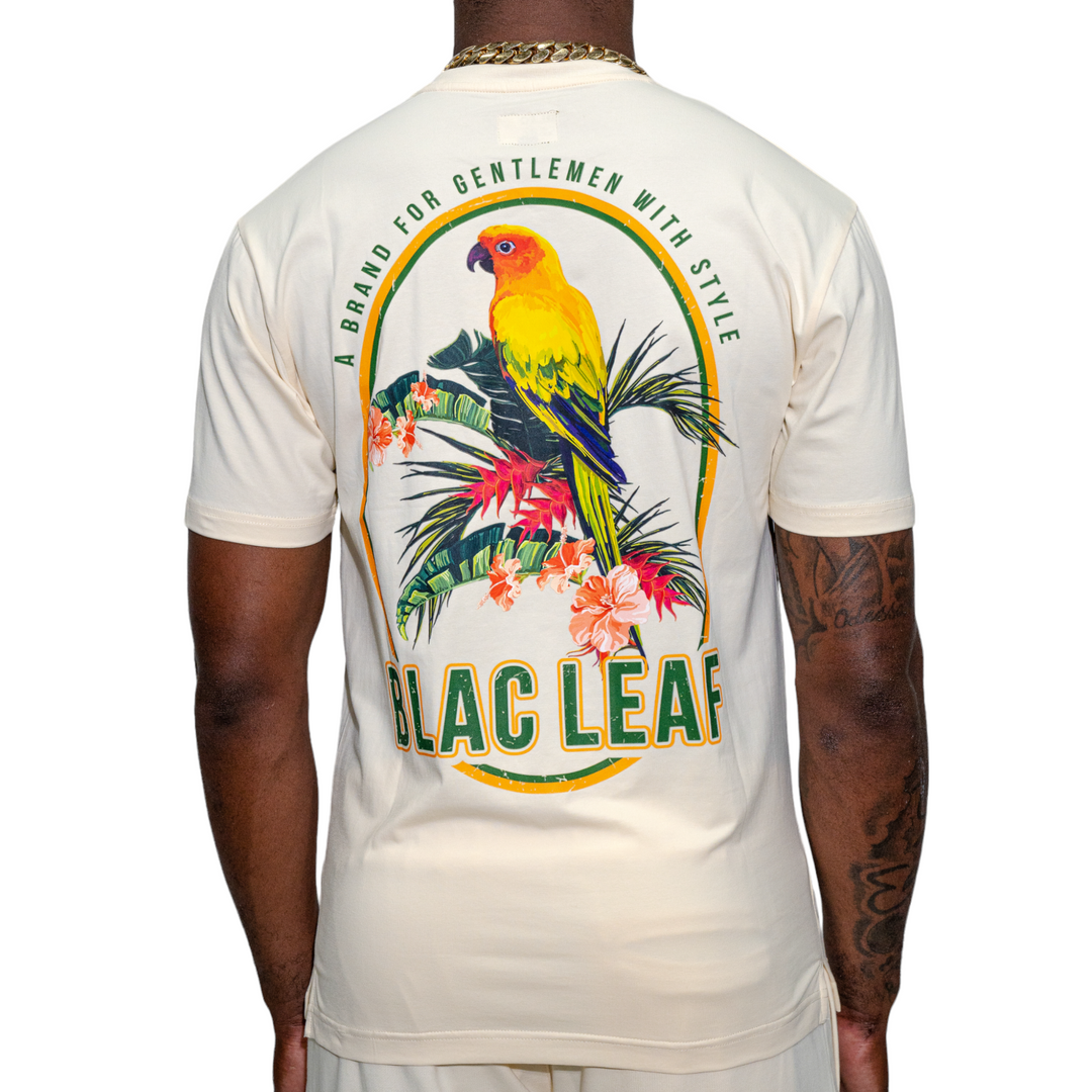 Blac Leaf Gentlemen Style Tee Natural Big & Tall