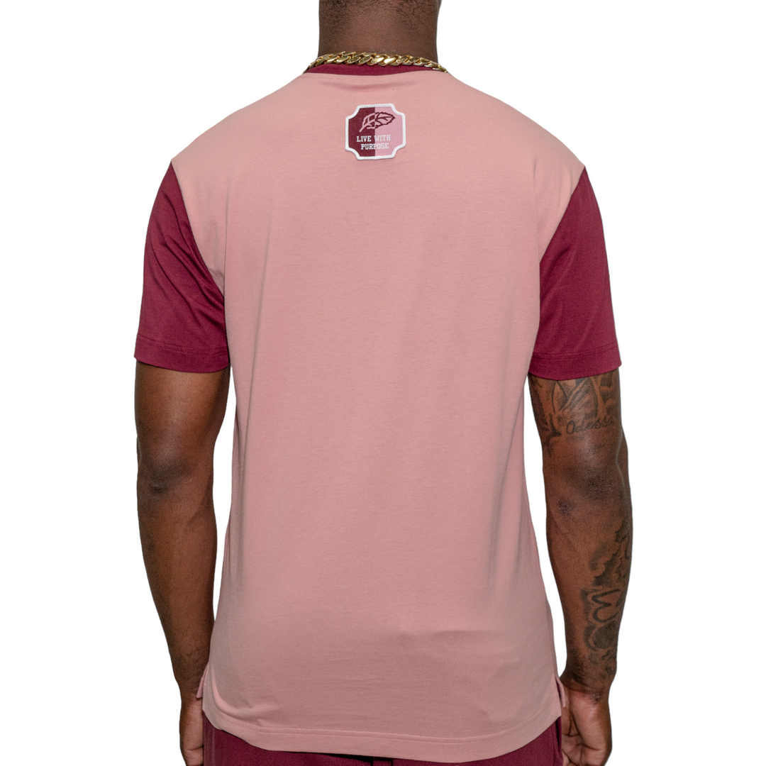 Blac Leaf Athletic Dept. Tee Mauve