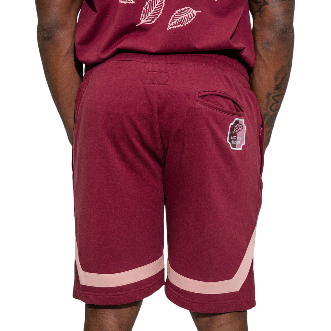 Blac Leaf Athletic Dept. Shorts Burgundy