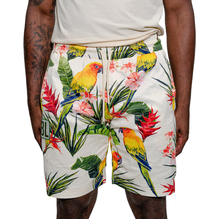 Blac Leaf Gentlemen Style AOP Short Big & Tall