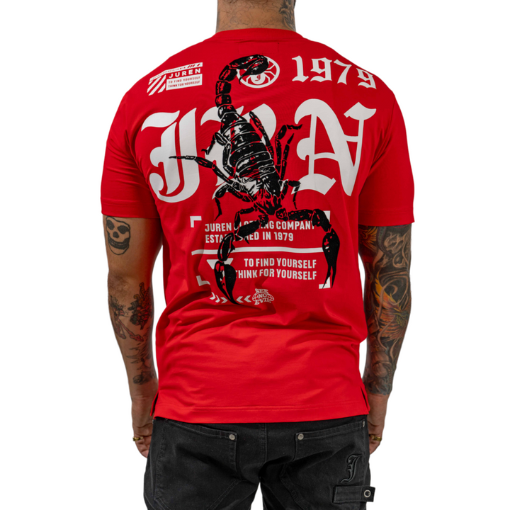 Juren Scorpion T-Shirt Red Big & Tall