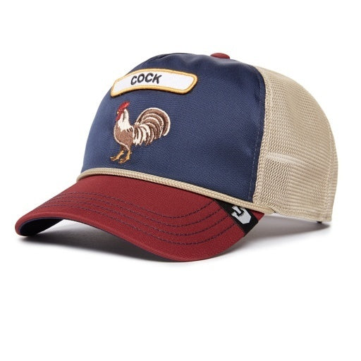 Goorin Bros. GB2 Rooster Hat Navy with Burgundy