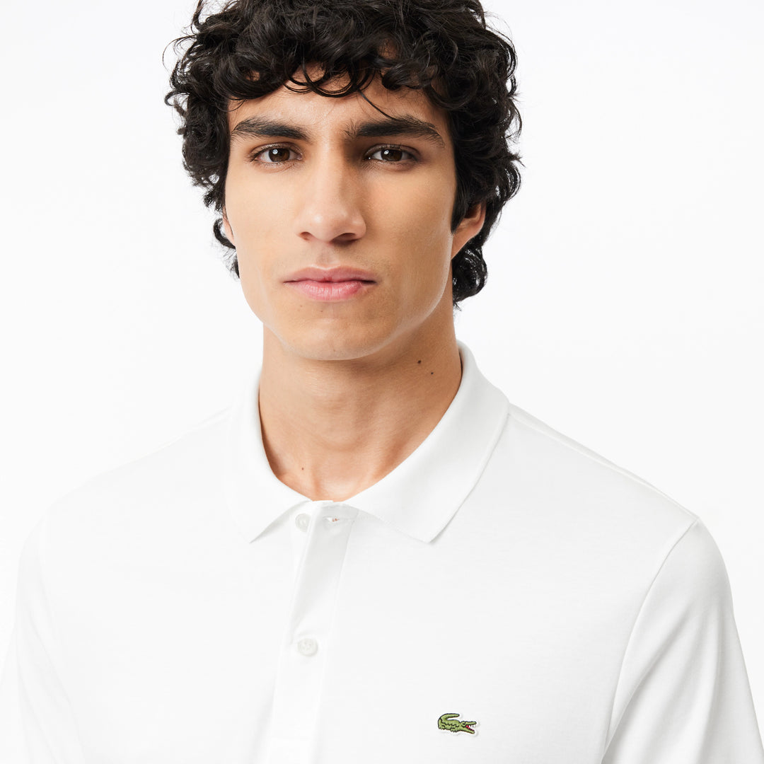 Lacoste Regular Fit Ultra Soft Cotton Jersey Polo White