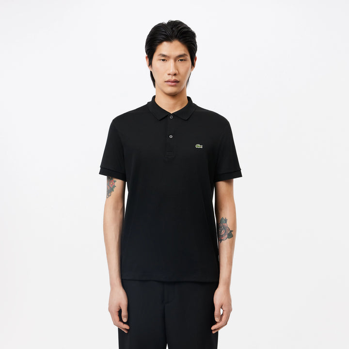 Lacoste Regular Fit Ultra Soft Cotton Jersey Polo Black