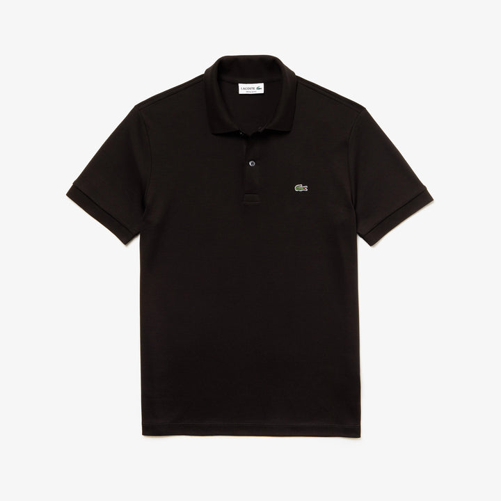 Lacoste Regular Fit Ultra Soft Cotton Jersey Polo Black