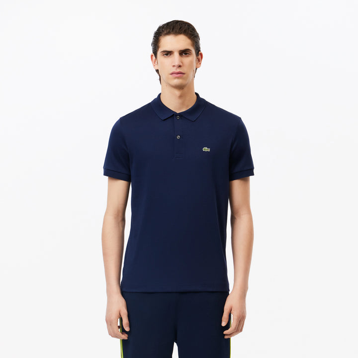 Lacoste Regular Fit Ultra Soft Cotton Jersey Polo Navy