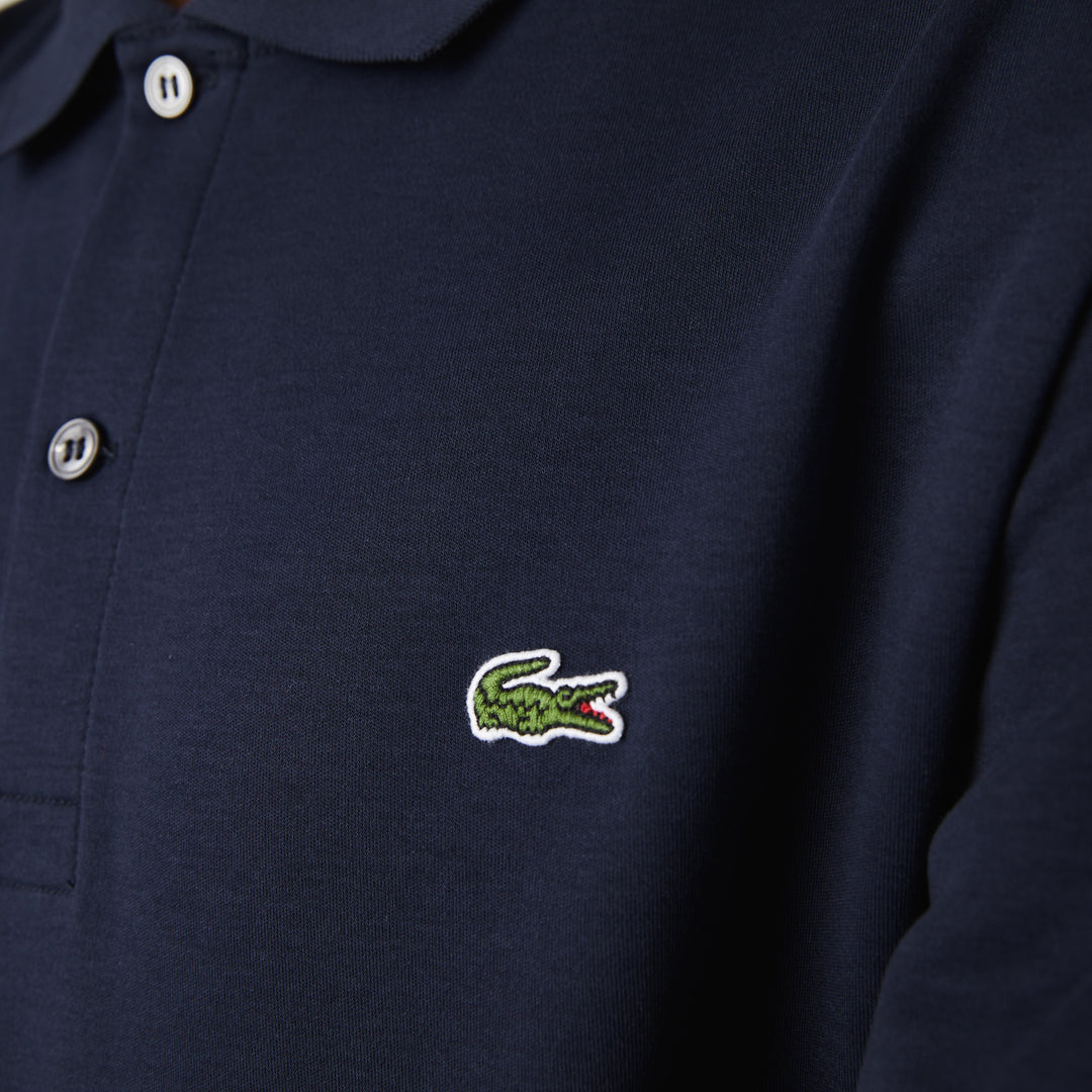 Lacoste Regular Fit Ultra Soft Cotton Jersey Polo Navy