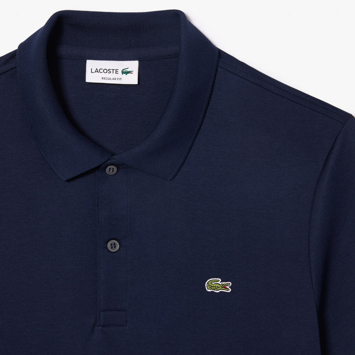 Lacoste Regular Fit Ultra Soft Cotton Jersey Polo Navy