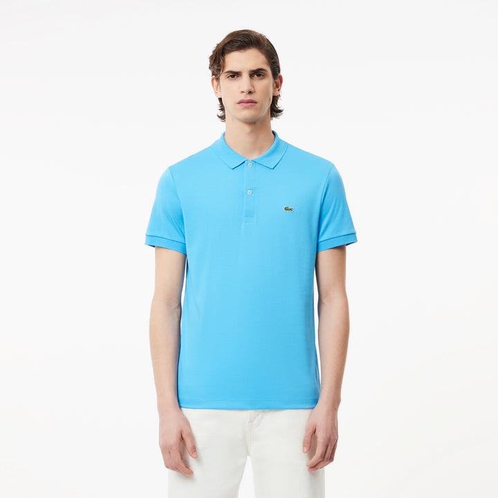 Lacoste Regular Fit Ultra Soft Cotton Jersey Polo Light Blue