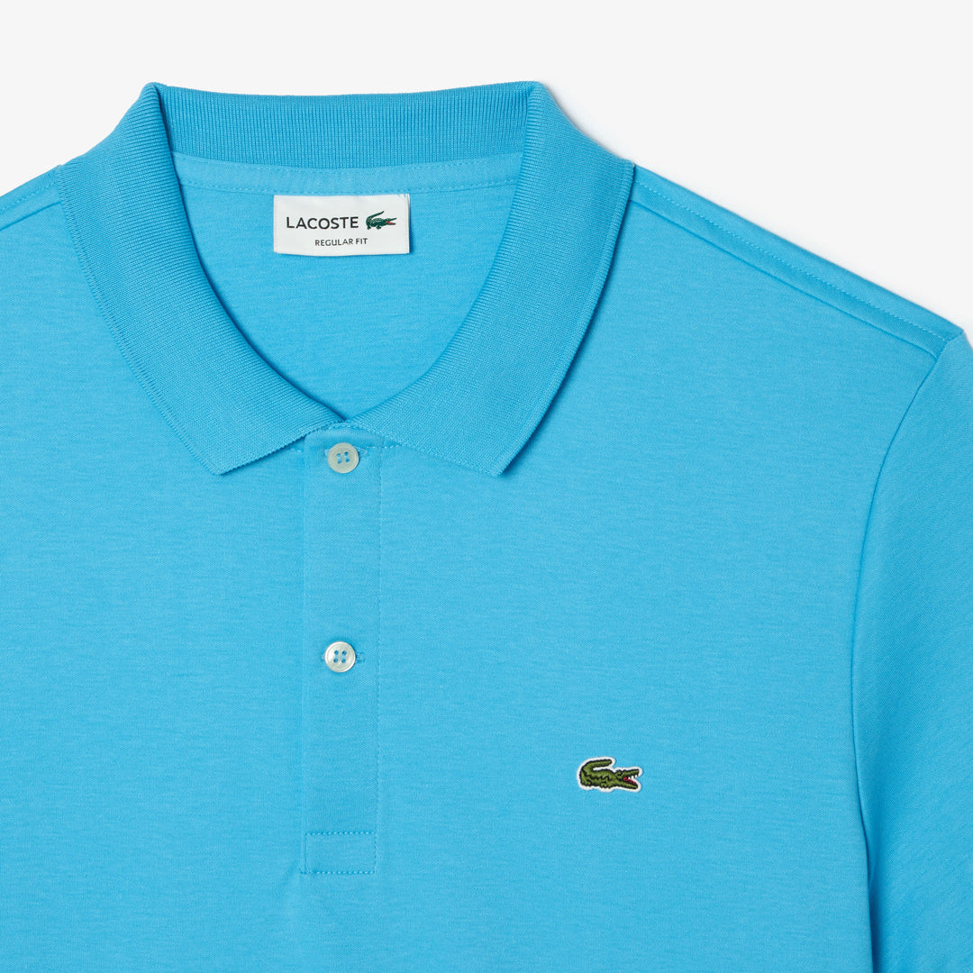 Lacoste Regular Fit Ultra Soft Cotton Jersey Polo Light Blue