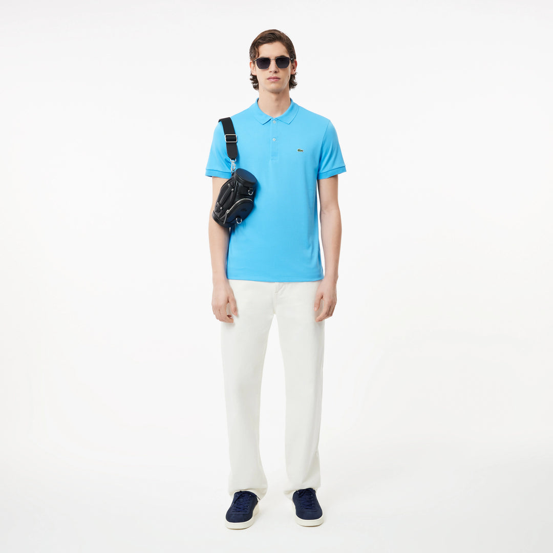 Lacoste Regular Fit Ultra Soft Cotton Jersey Polo Light Blue