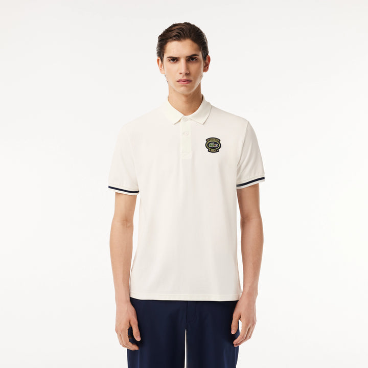 Lacoste Ultra-Dry Anti-UV Golf Polo White