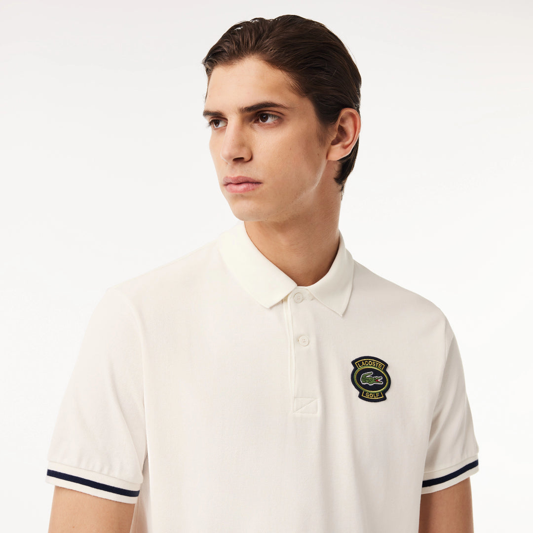 Lacoste Ultra-Dry Anti-UV Golf Polo White