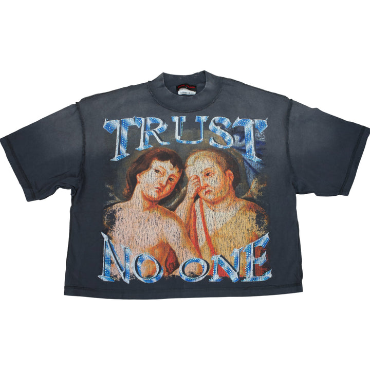 Rare Peace RT5052 Crop Shirt Dark Grey