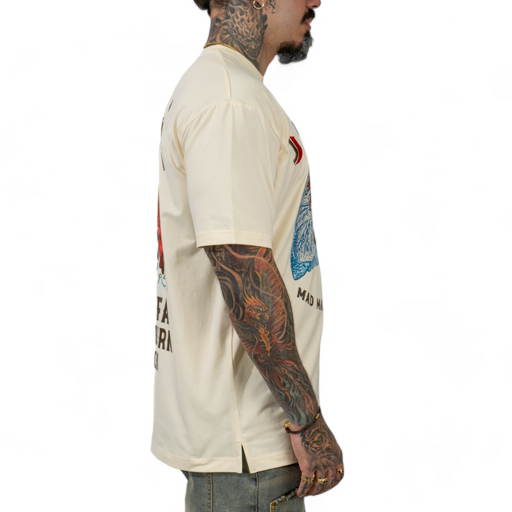 Juren Mad Mans Ambition Tee Cream Big & Tall