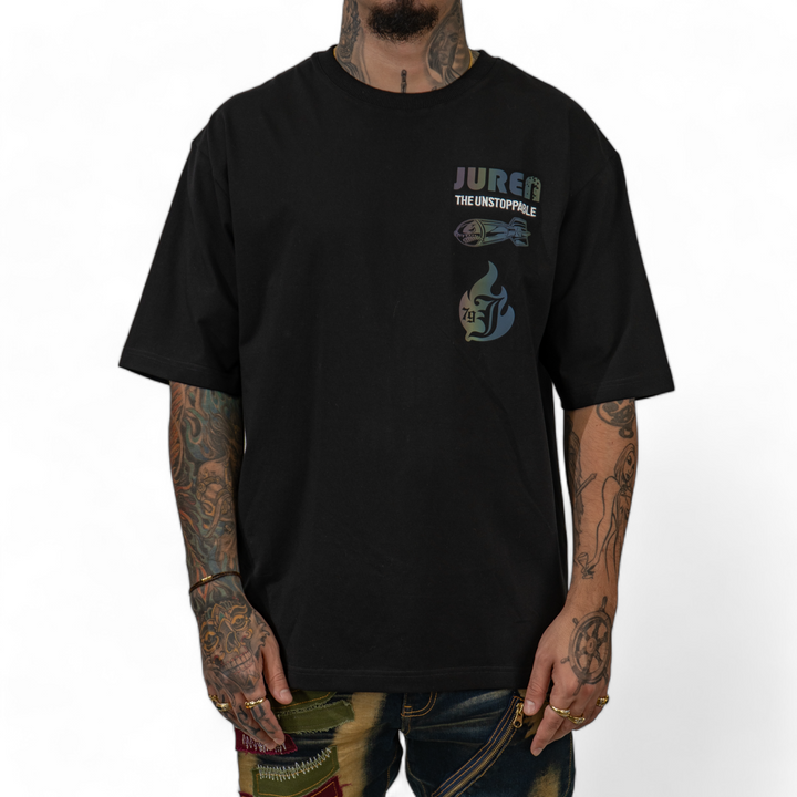 Juren Unstoppable Holographic Tee Black