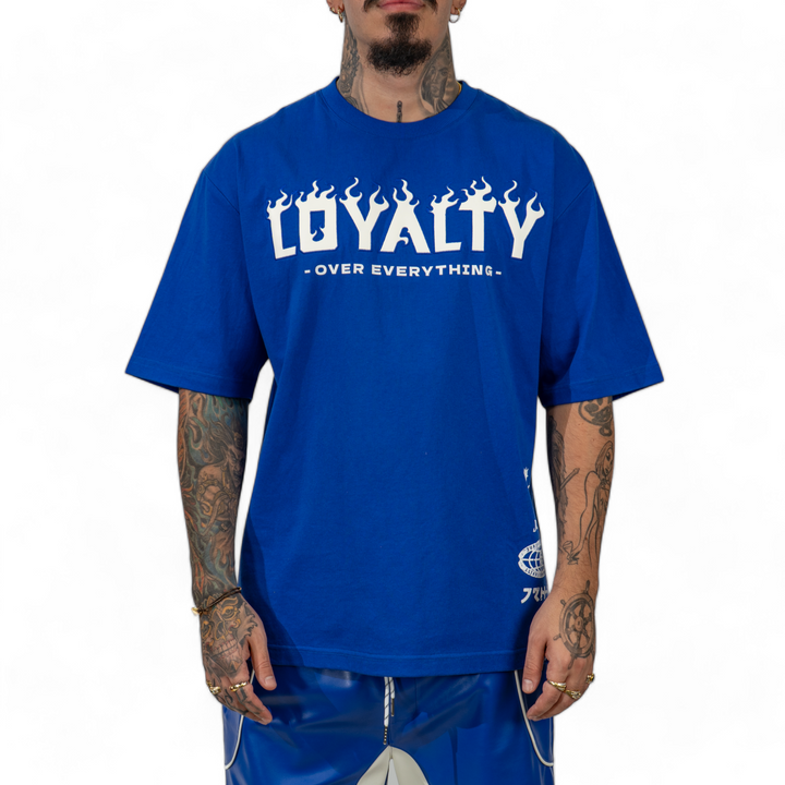 Juren Loyalty Over Everything Tee Royal Big & Tall