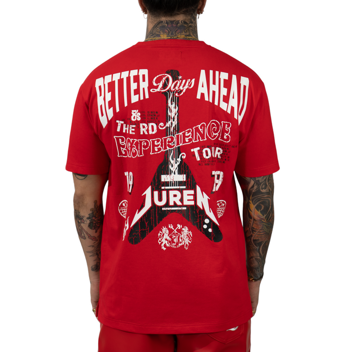 Juren Better Days Ahead Tee Red Big & Tall