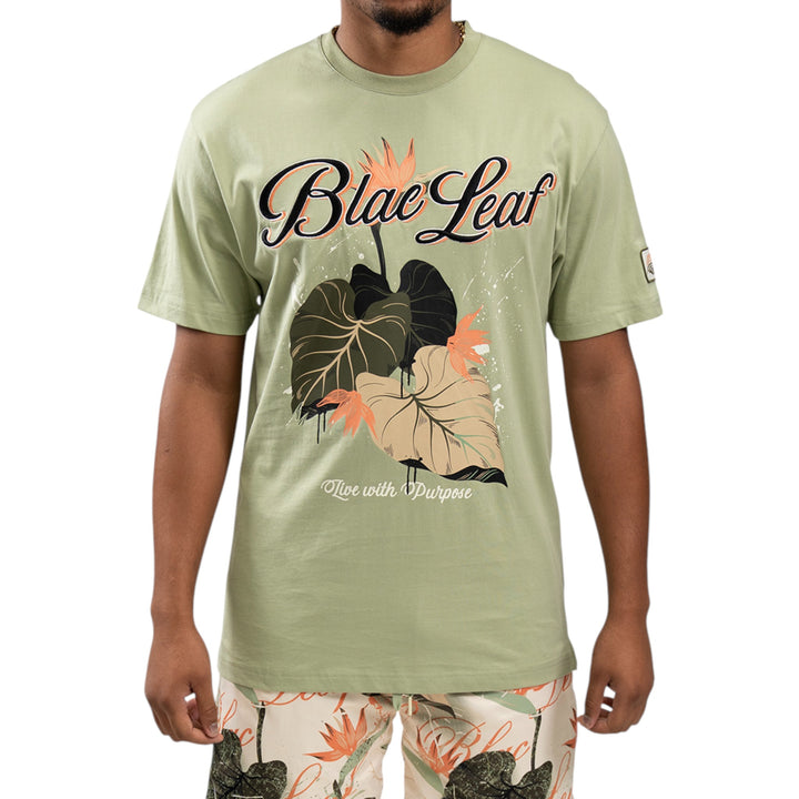 Blac Leaf Make A Difference Shirt Big & Tall Sage