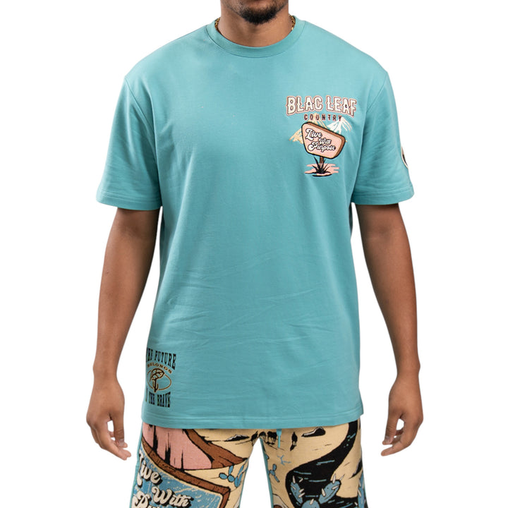 Blac Leaf Country Shirt Teal