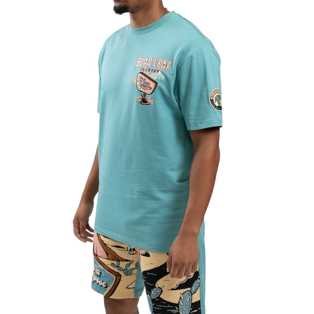 Blac Leaf Country Shirt Teal