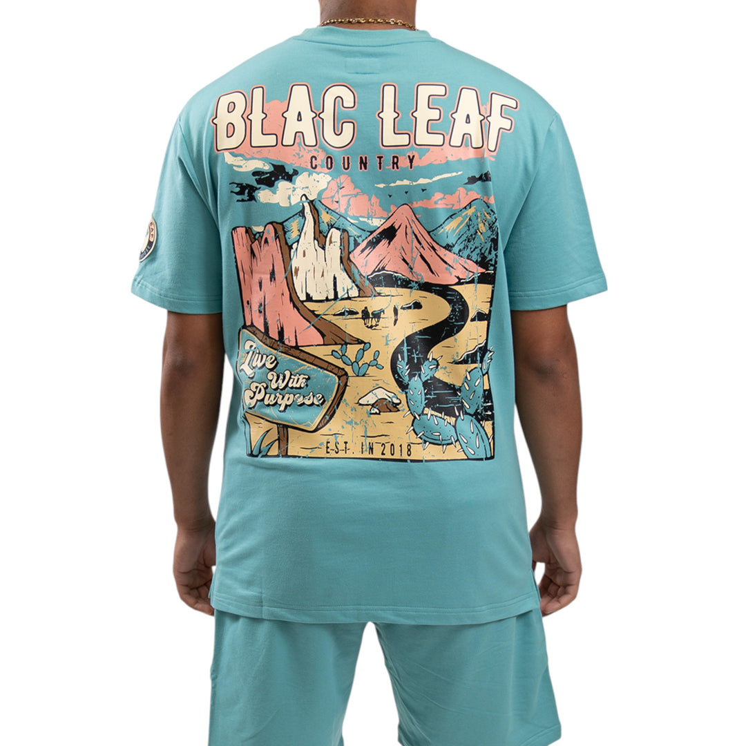 Blac Leaf Country Shirt Teal