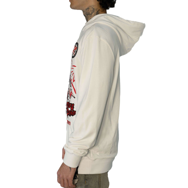 Juren Rise and Grind Hoodie White