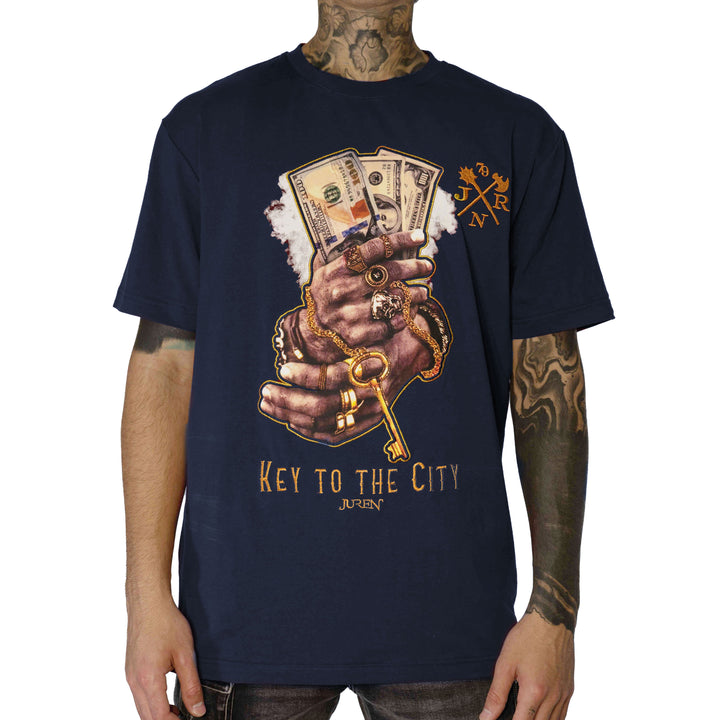 Juren Key To The City Tee Navy