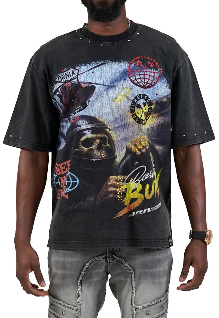 Juren Born To Burn Tee Black