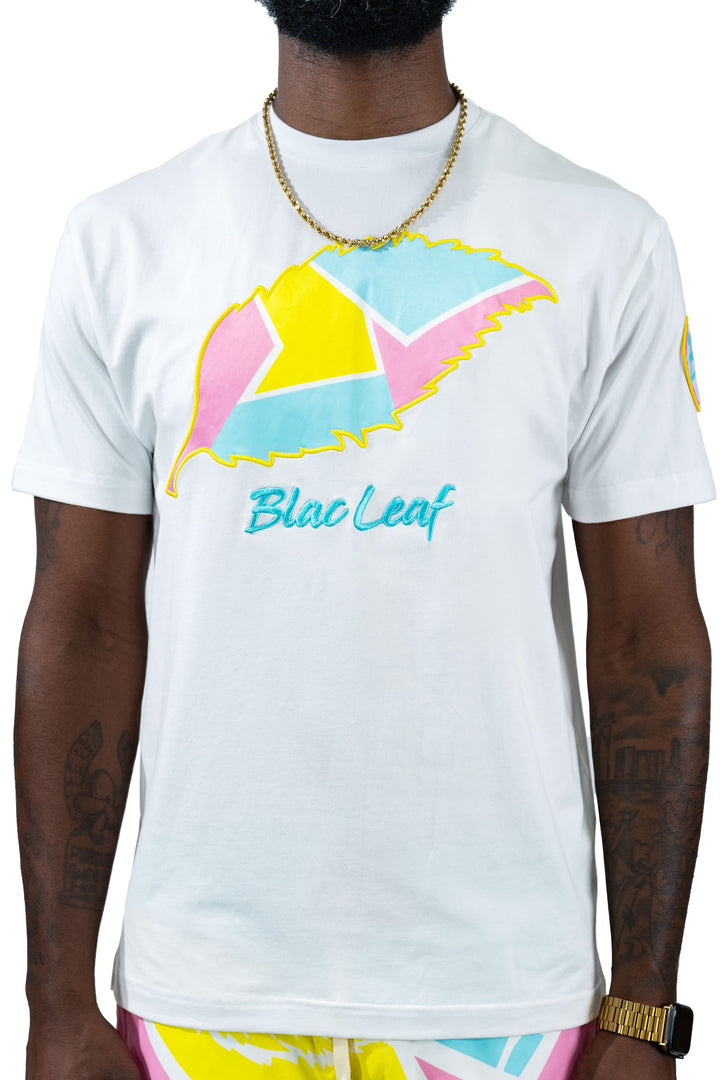 Blac Leaf Geometric Logo Tee