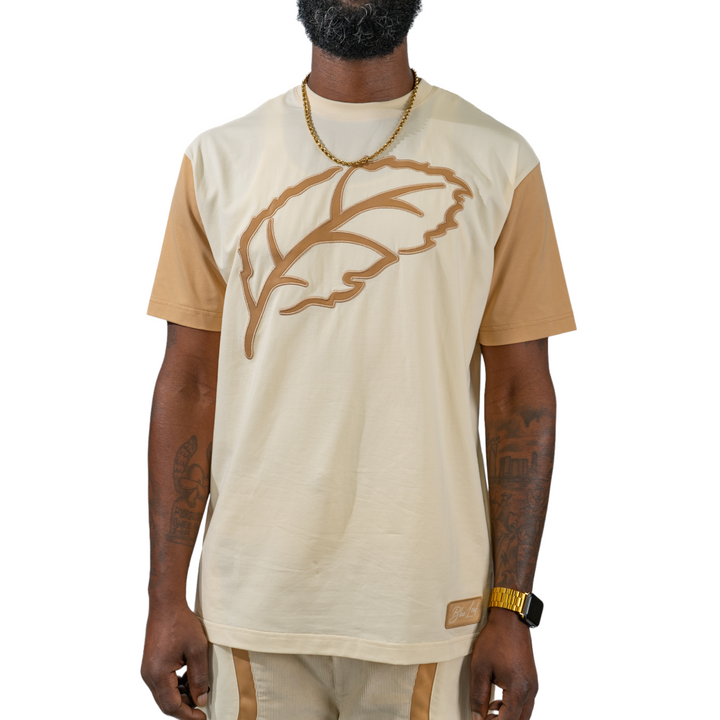 Blac Leaf Premium Leather Leaf Tee Beige