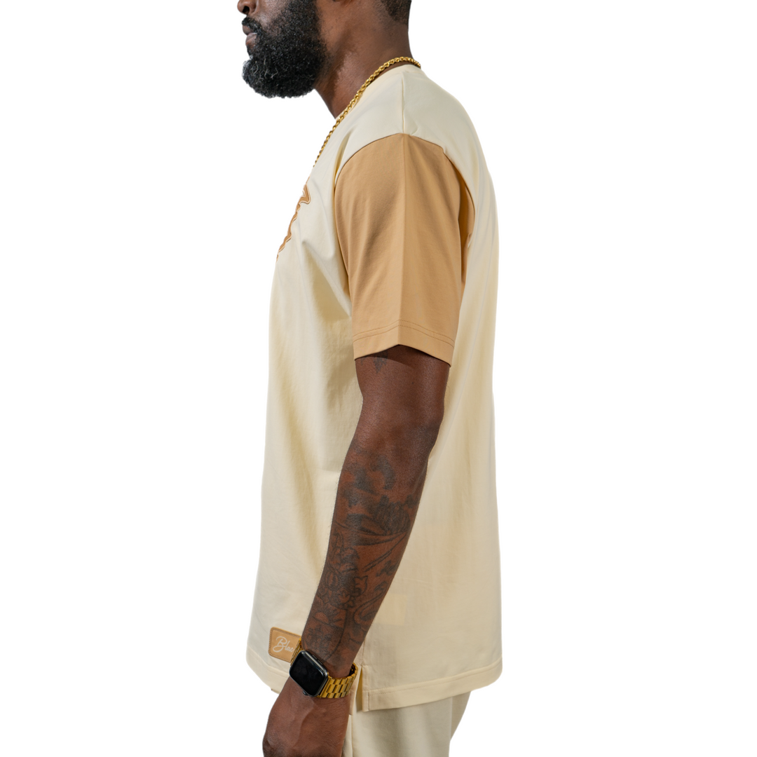 Blac Leaf Premium Leather Leaf Tee Beige