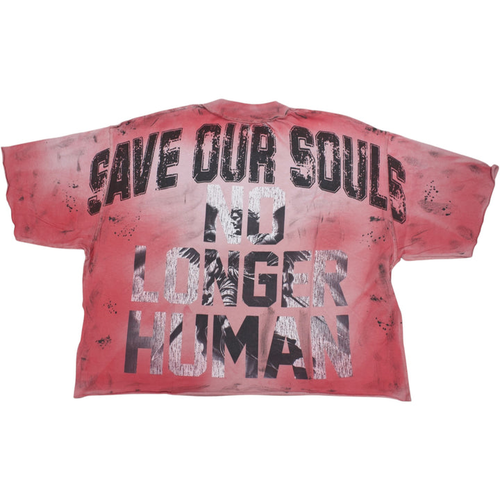 Rare Peace RT5062 Souls Crop Shirt Pink