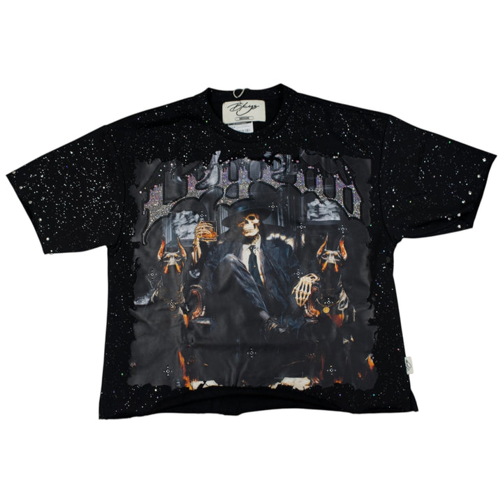 BKYS T1493 Legend Cropped Shirt Black