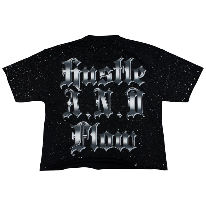 BKYS T1493 Legend Cropped Shirt Black