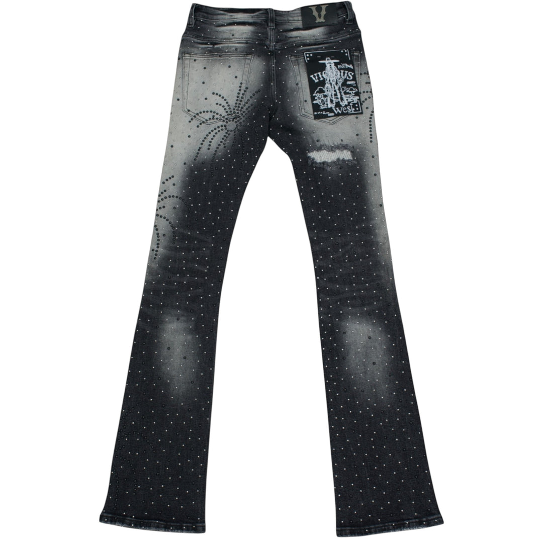 Vicious VC1005 Spyder Art Flare Denim