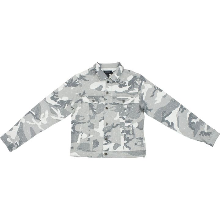 Kindred KD2228T Rhinestone Jacket Grey Camo