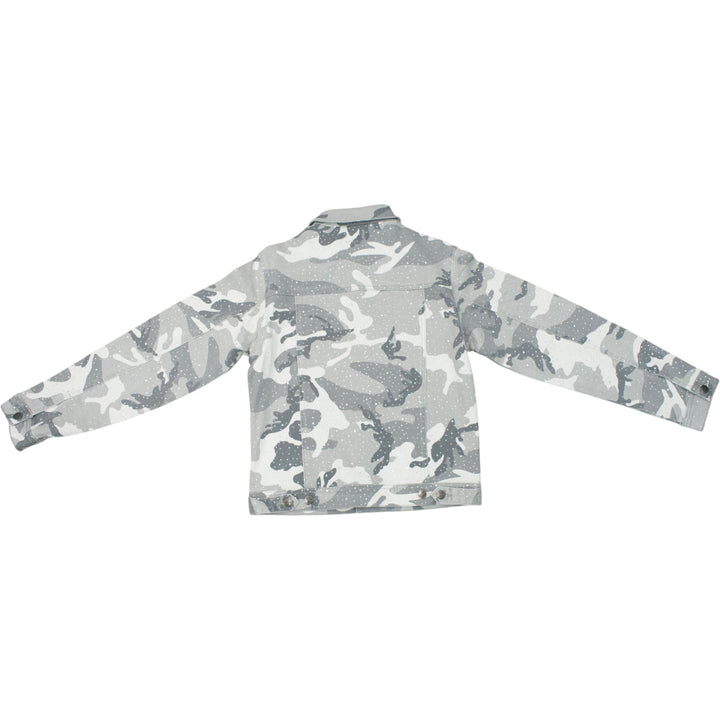 Kindred KD2228T Rhinestone Jacket Grey Camo