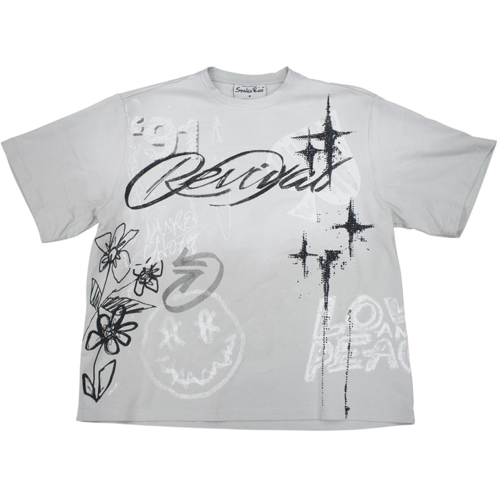 Smoke Rise KT26S425 Smiley Tee Grey