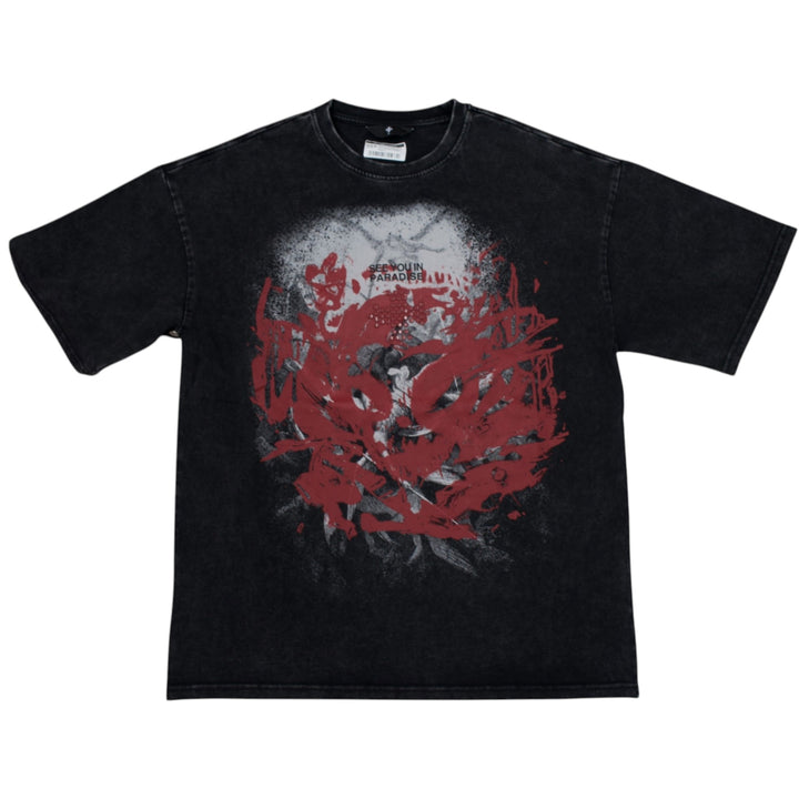 See In You Paradise 9192 Print Tee Black Shadow