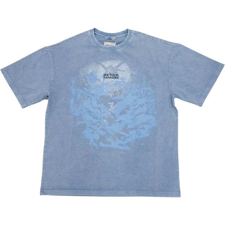 See In You Paradise 9192 Print Tee Ice Blue