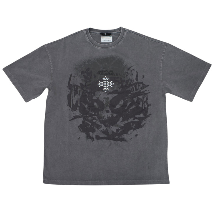 See In You Paradise 9192 Print Tee Smoked Grey
