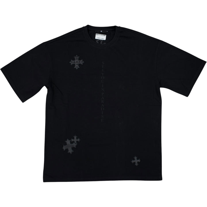 See In You Paradise 9188 Patches Tee Jet Black