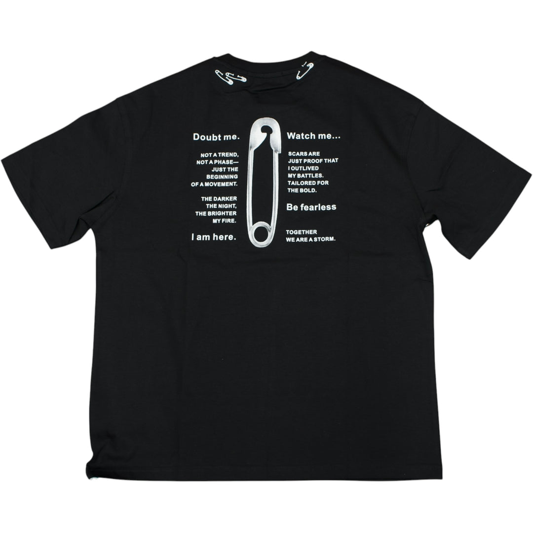 Black Label BL-2062 Fearless Tee Black